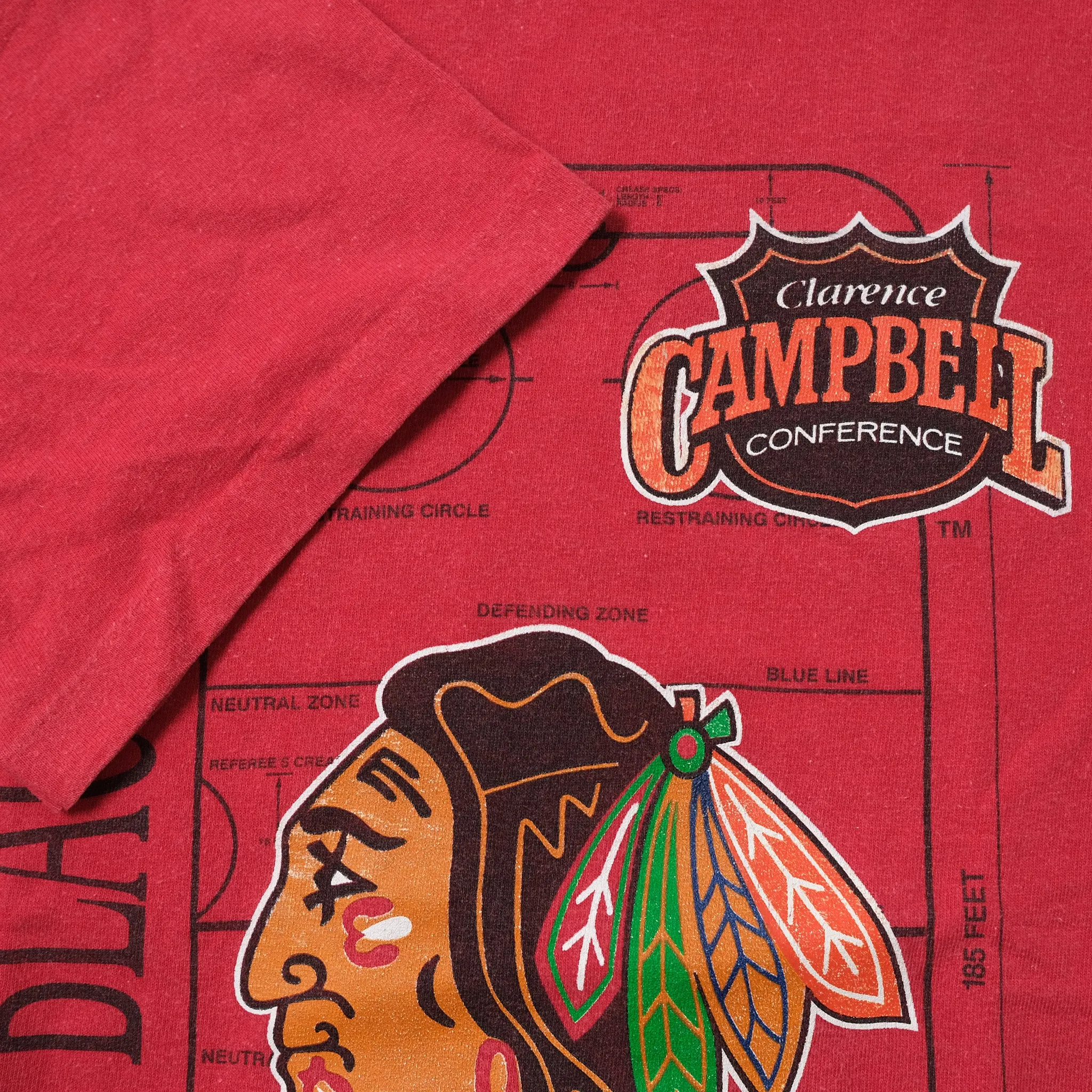 1992 Chicago Blackhawks T-Shirt Medium