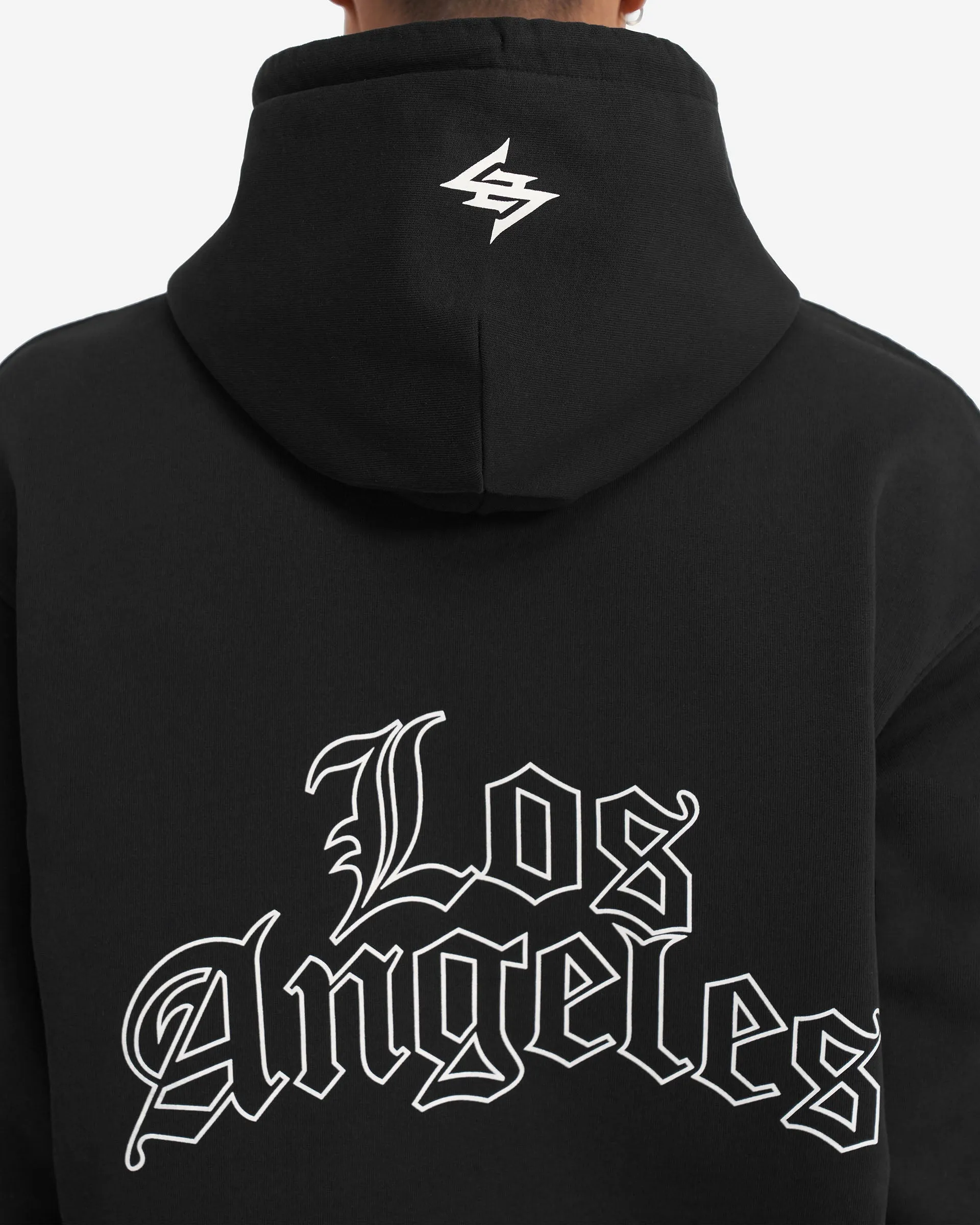 247 LA Marathon Oversized Hoodie - Black