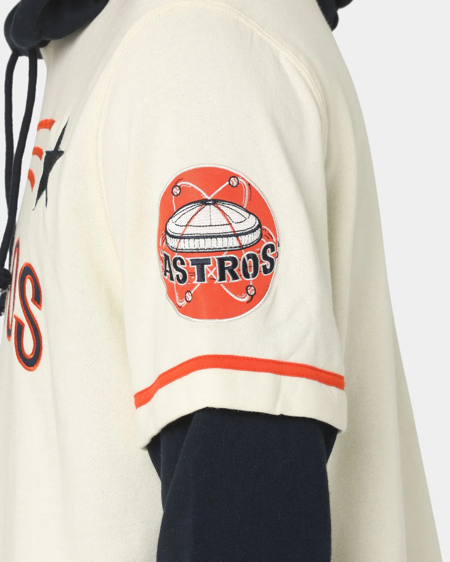 47 Brand Houston Astros Shortstop Hoodie Cream