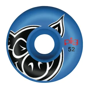 52mm Pig Head (Blue) Wheels