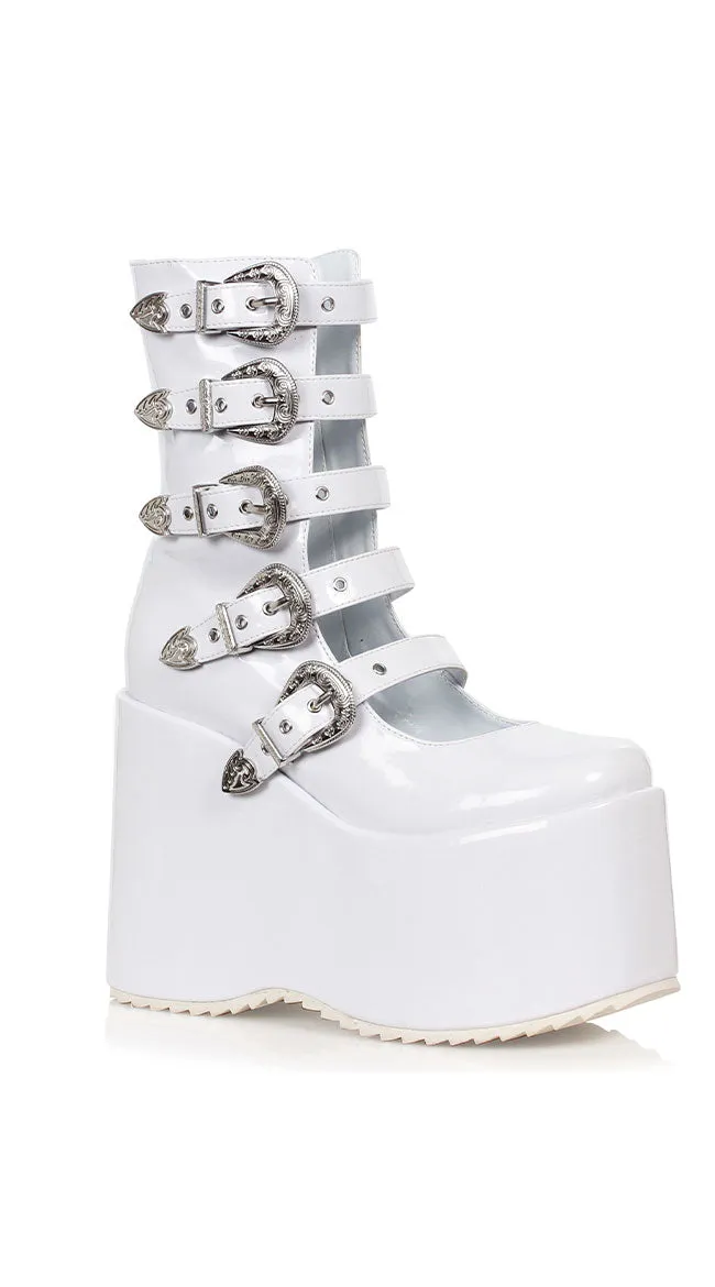 5" Chunky Platform Buckle Boot