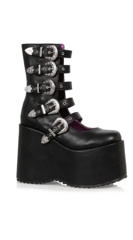 5" Chunky Platform Buckle Boot