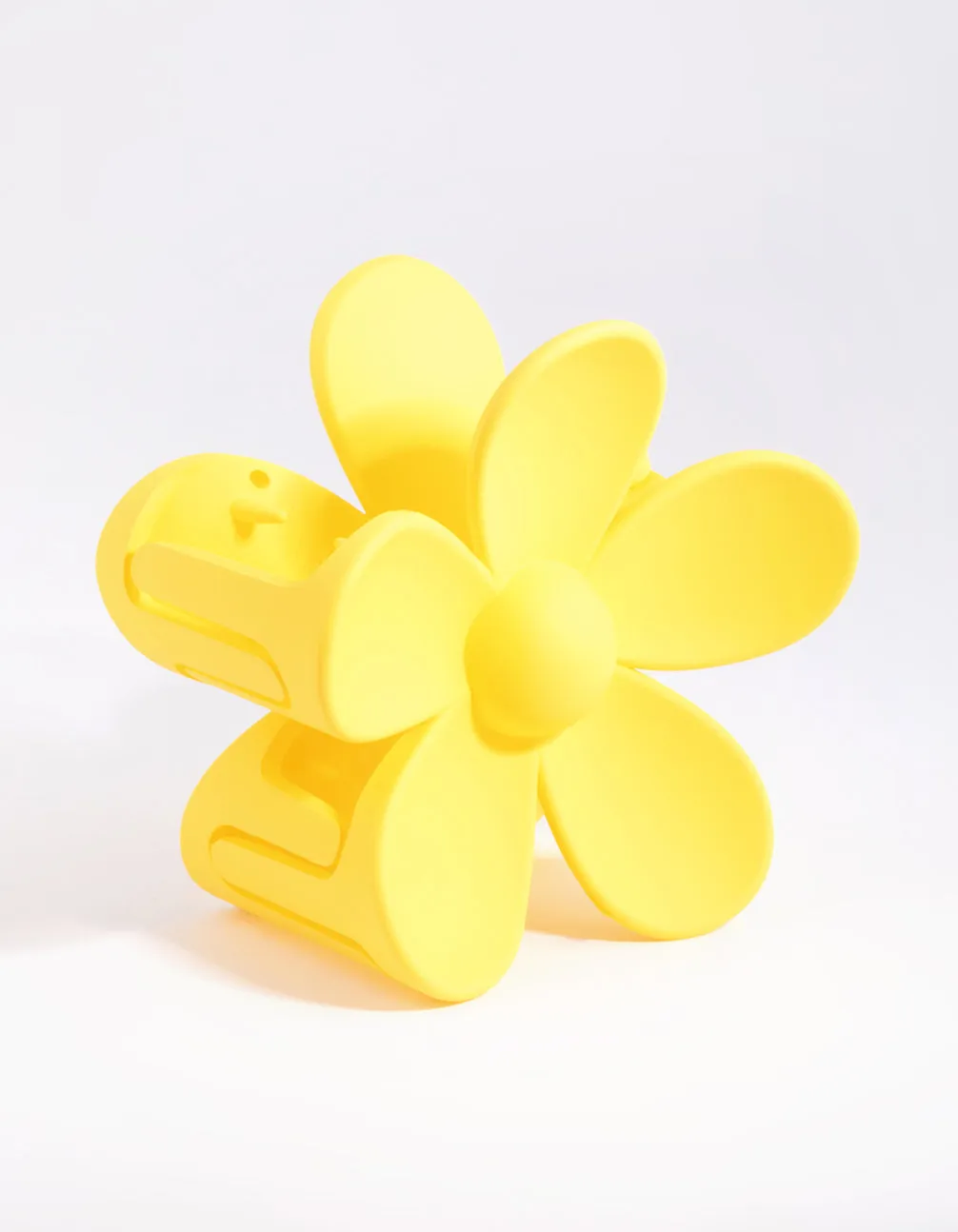 90s Yellow Daisy Flower Claw Clip