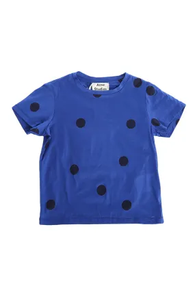 Acne Mini Strong Blue Dot Tee