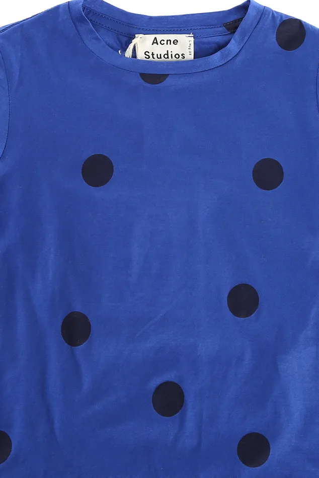 Acne Mini Strong Blue Dot Tee