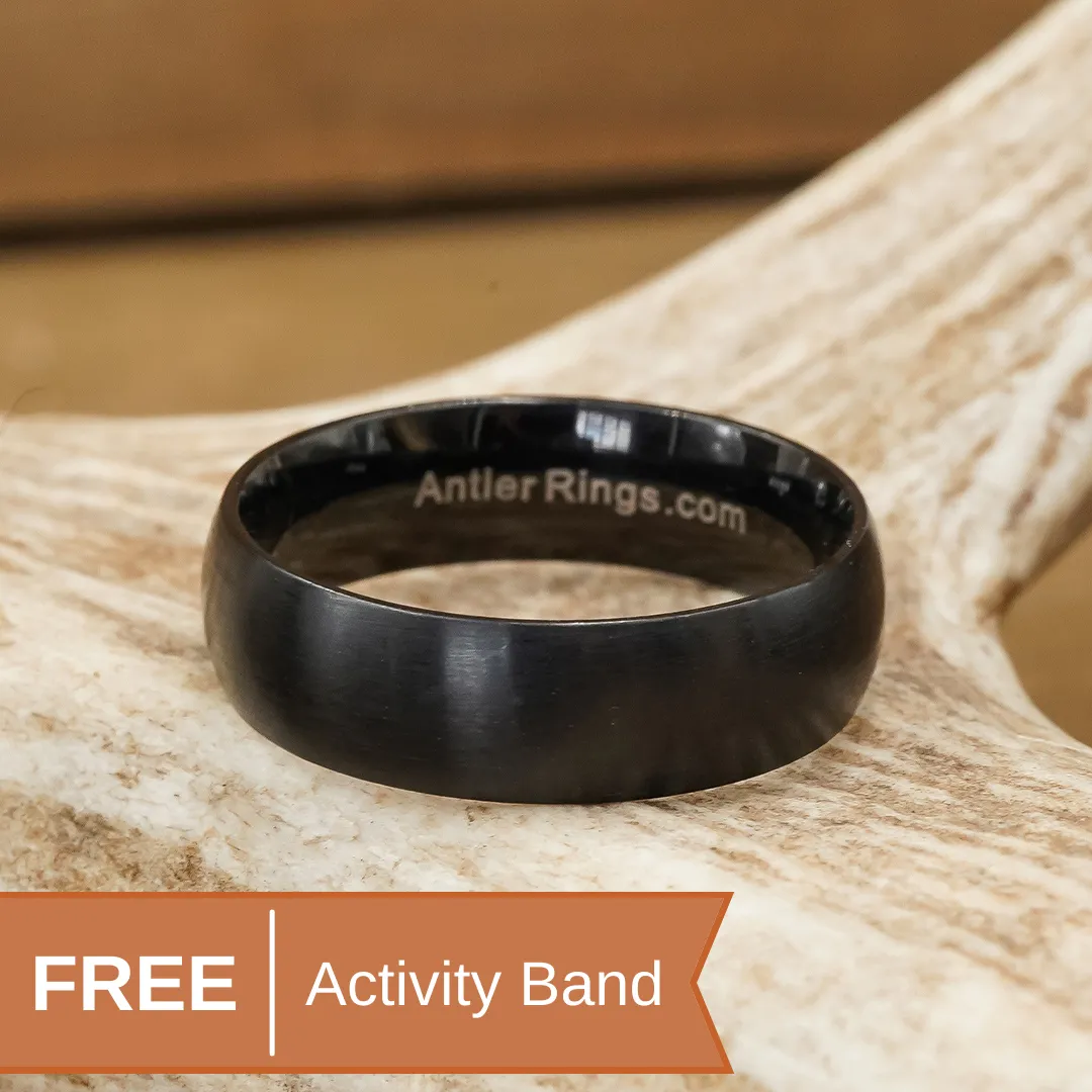 Activity Band (Men's) - Automatically Sent With Antler Inlaid Rings