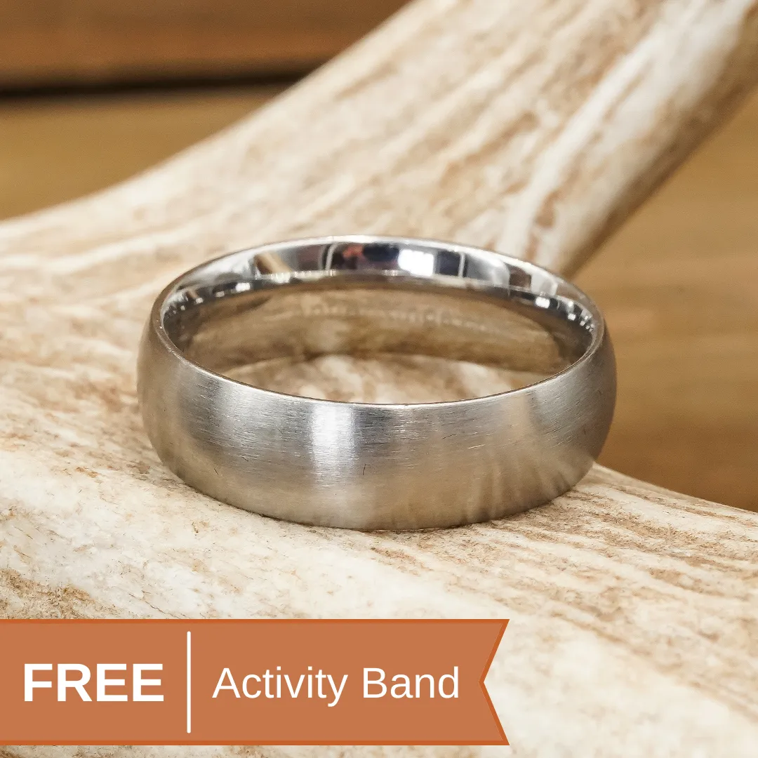 Activity Band (Men's) - Automatically Sent With Antler Inlaid Rings