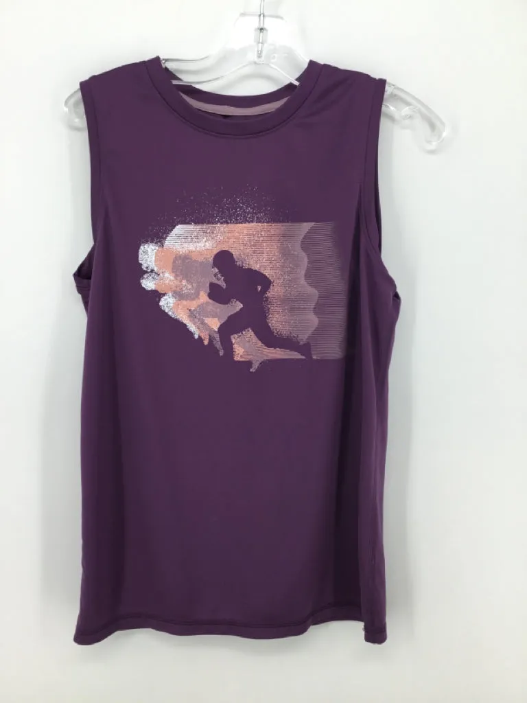 All In Motion Child Size 8 Purple Sports Tank top - boys