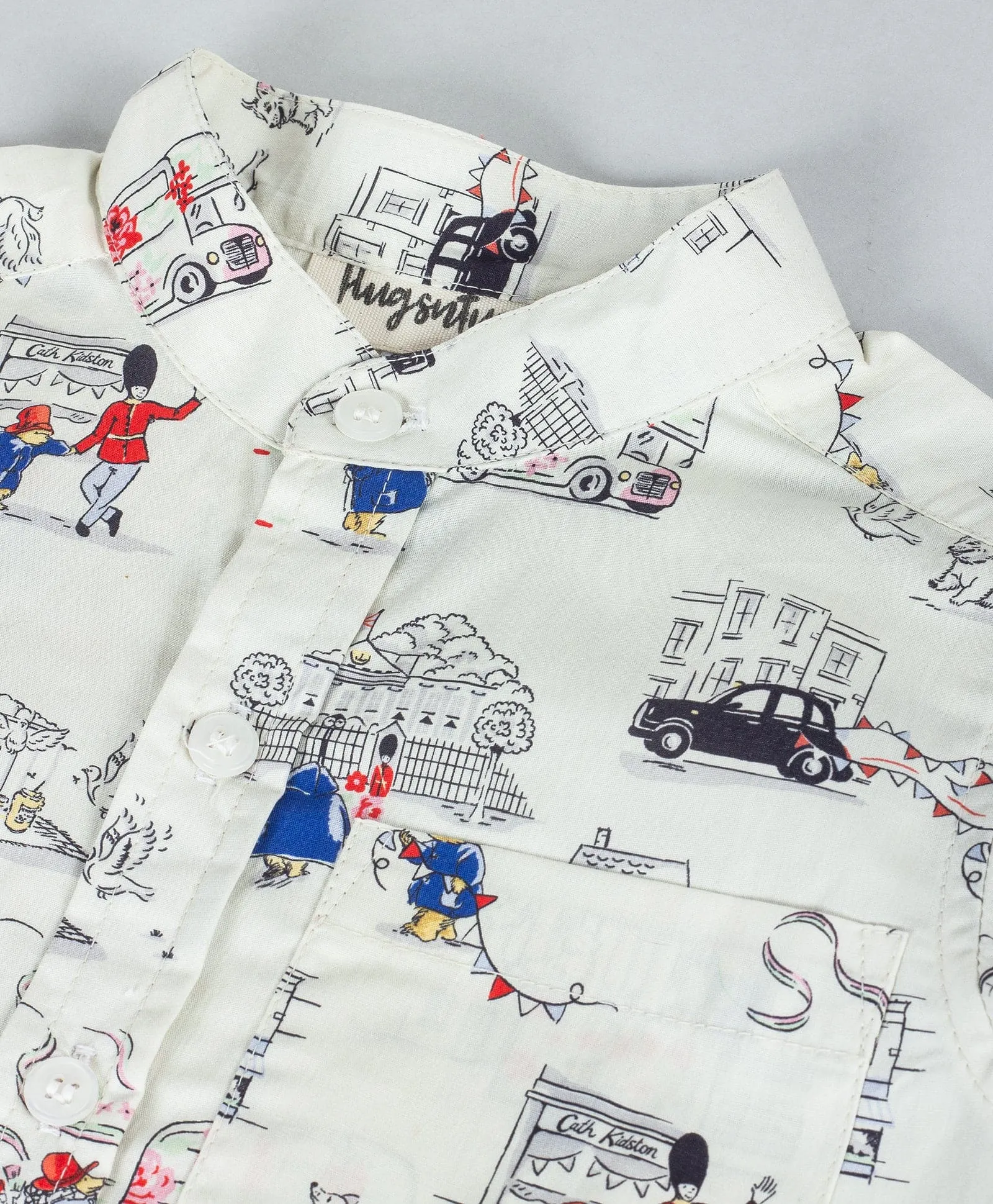 All over London print boys shorts set-Off white