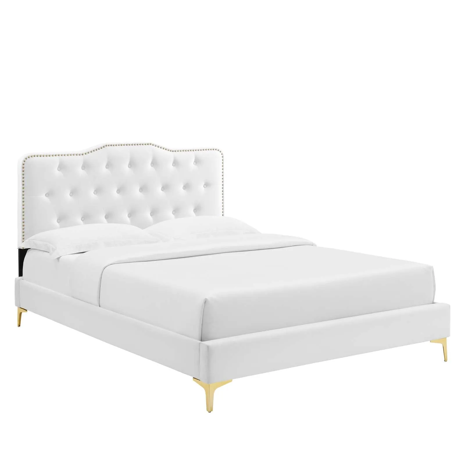 Amber King Platform Bed By Modway - MOD-6784 - White