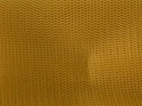 Amber Yellow Plain Net Fabric