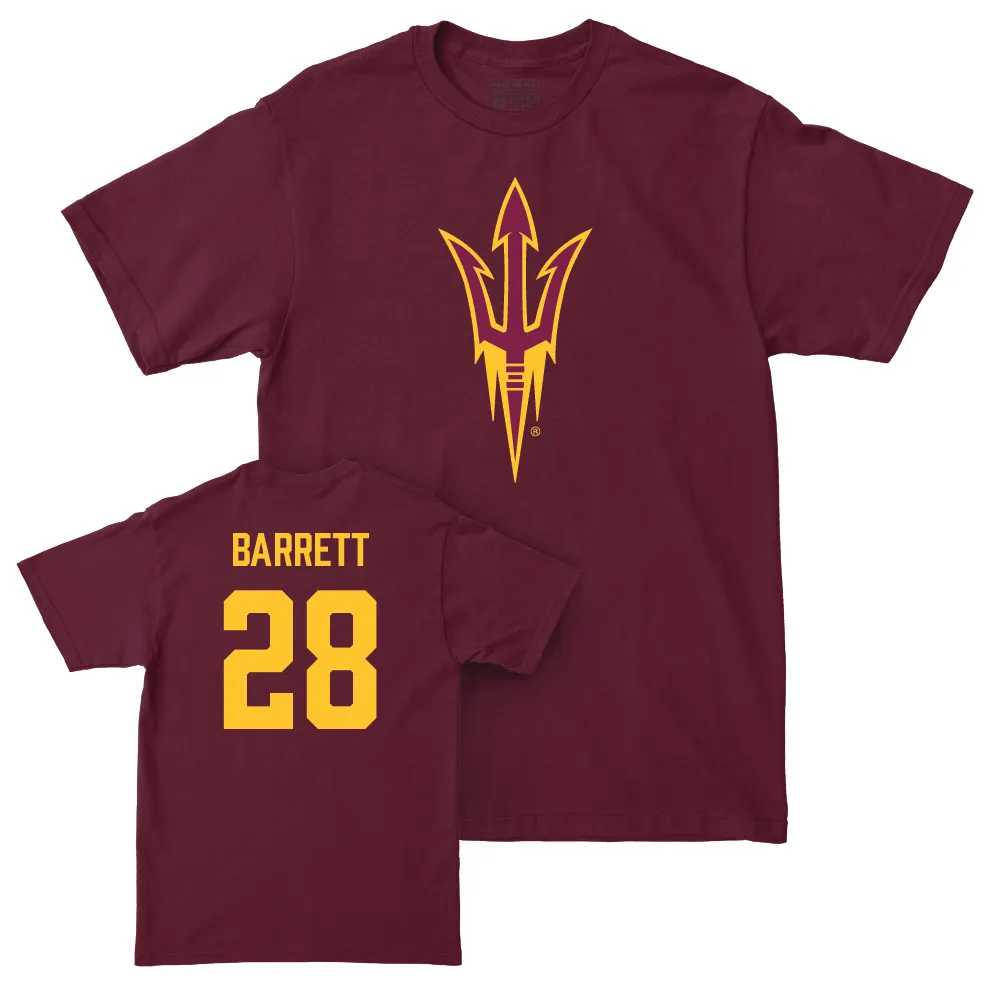 Arizona State Baseball Maroon Legacy Tee - Easton Barrett