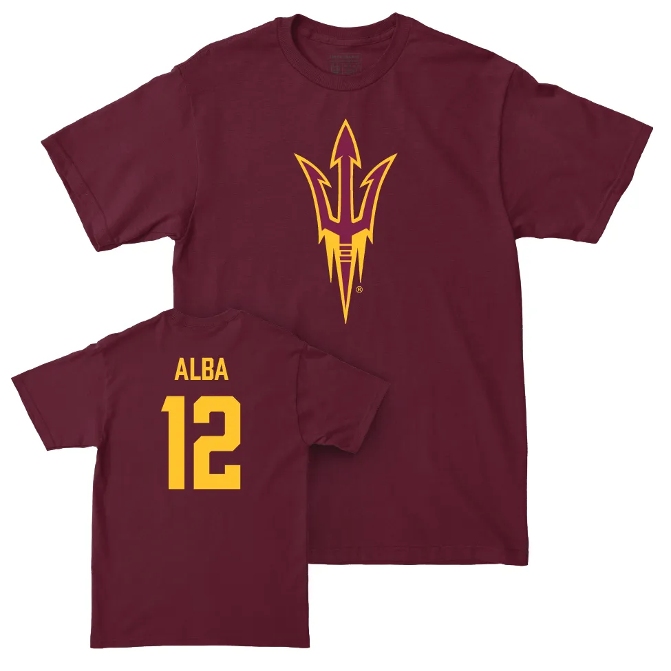 Arizona State Baseball Maroon Legacy Tee - Jaden Alba