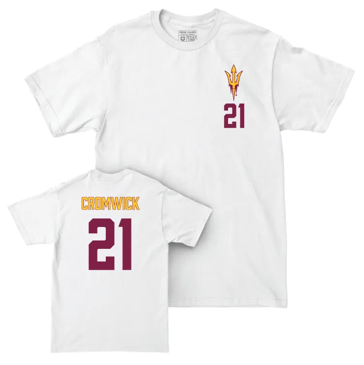 Arizona State Baseball White Logo Comfort Colors Tee - Josiah Cromwick