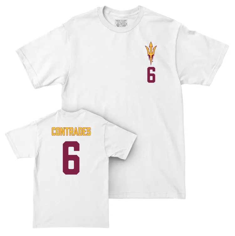 Arizona State Baseball White Logo Comfort Colors Tee - Nu'u Contrades