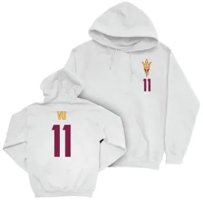 Arizona State Baseball White Logo Hoodie - Kien Vu