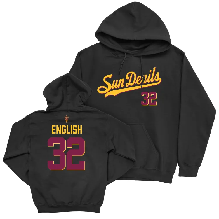 Arizona State Football Black Script Hoodie - Deric English