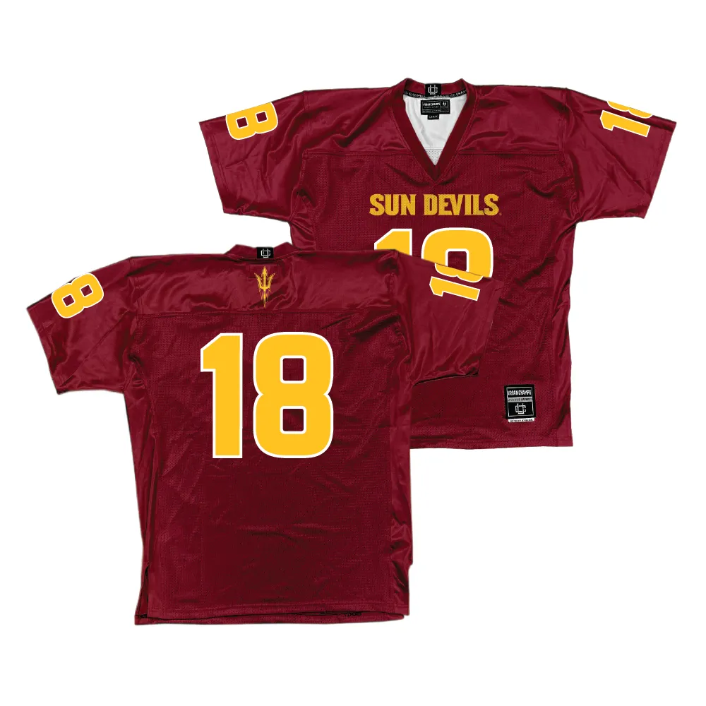 Arizona State Football Maroon Jersey - Markeston Douglas