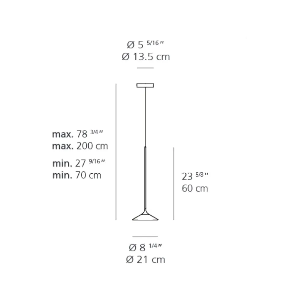 Artemide Orsa 21 suspension lamp LED