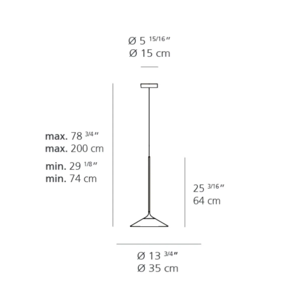 Artemide Orsa 35 suspension lamp LED