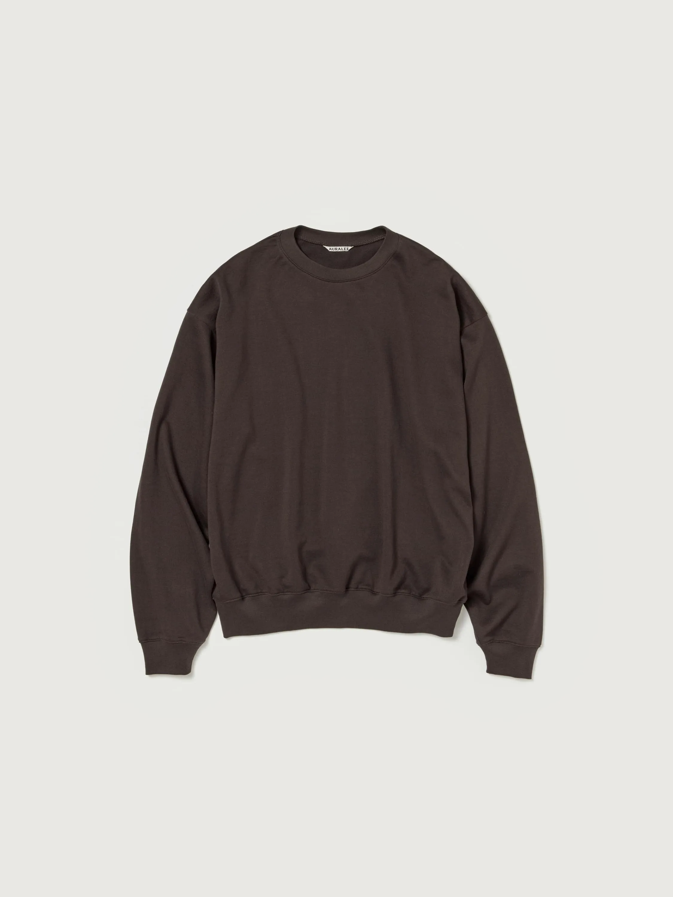 Auralee Super High Gauge Sweat Pullover - Dark Brown