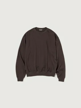 Auralee Super High Gauge Sweat Pullover - Dark Brown