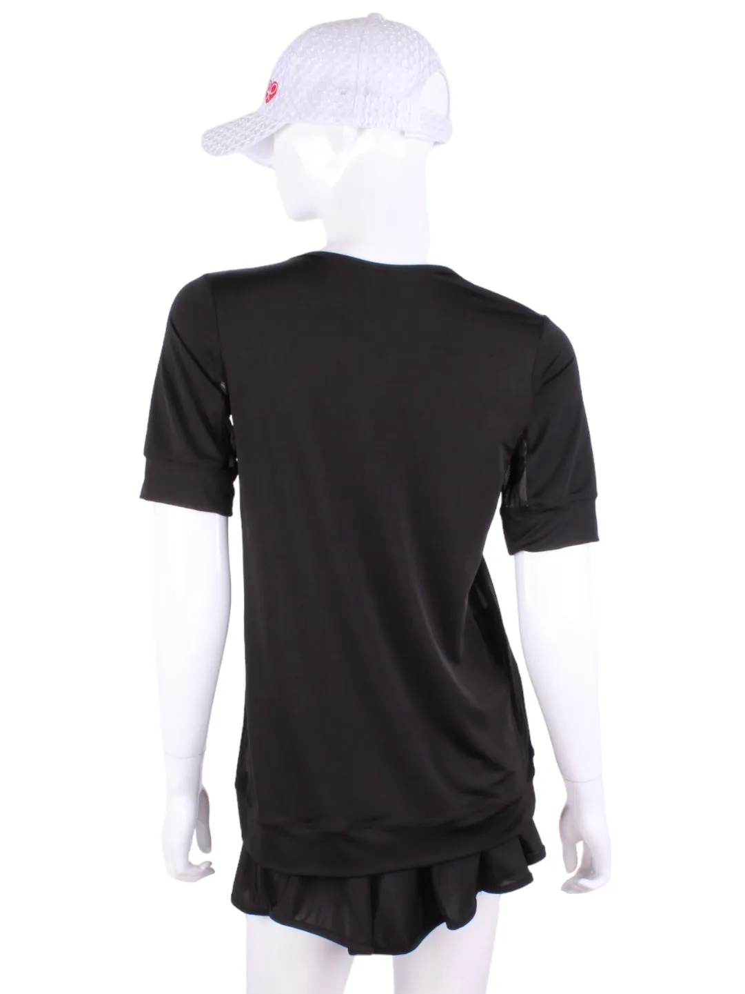 Baggy Soft Black Vee Tee