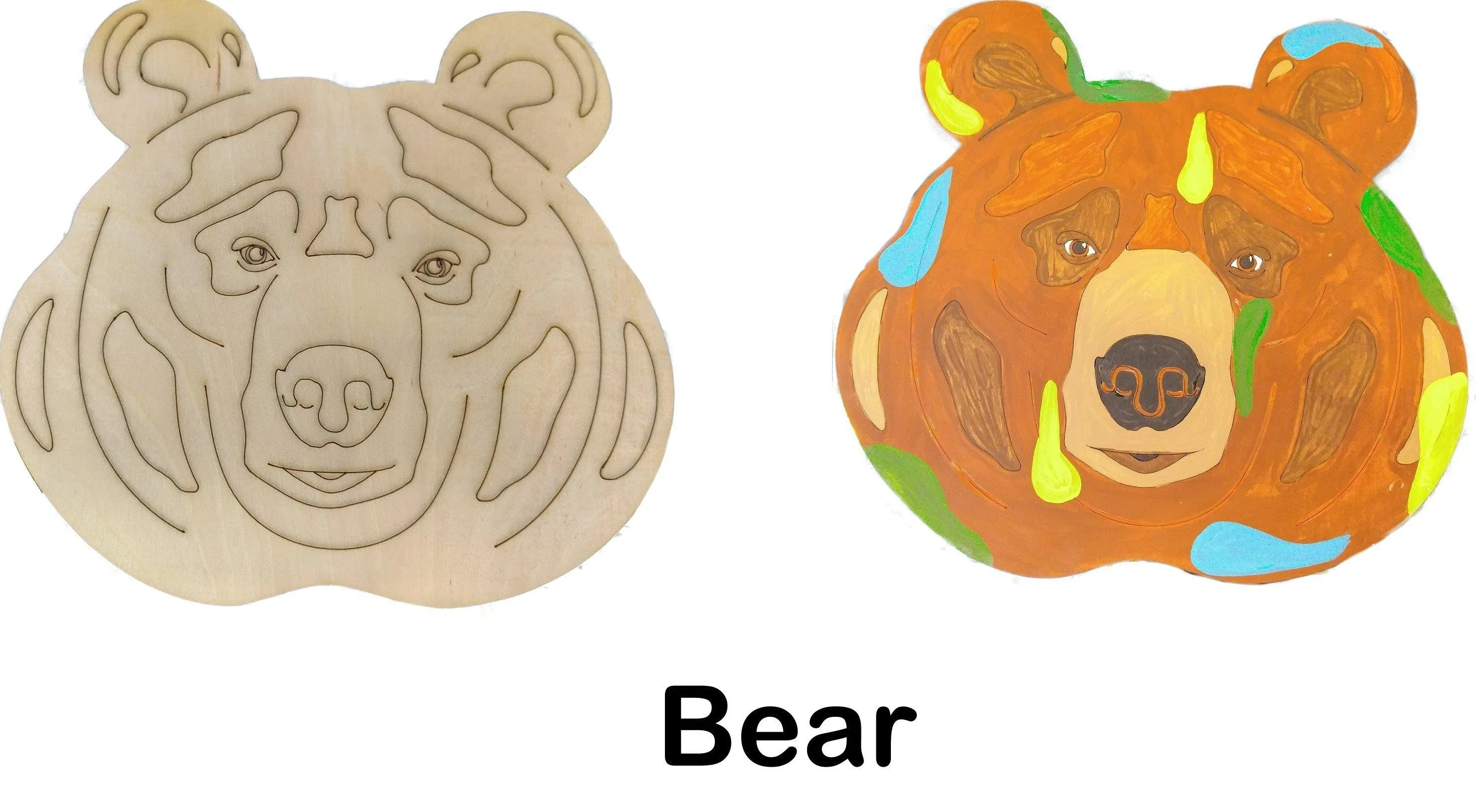 Bear-DIY Pop Art Paint Kit