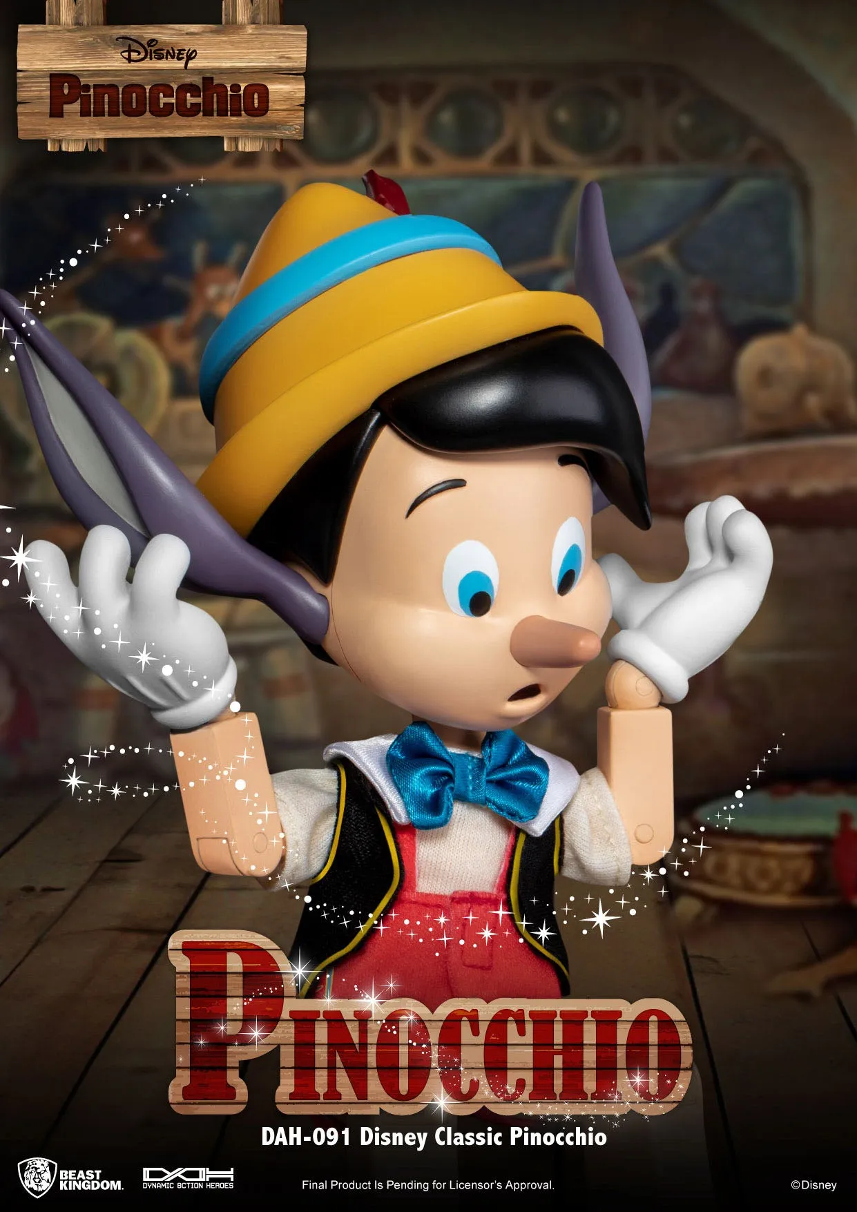 Beast Kingdom Disney Classic Pinocchio Dynamic 8ction Heroes 1/9 Action Figure