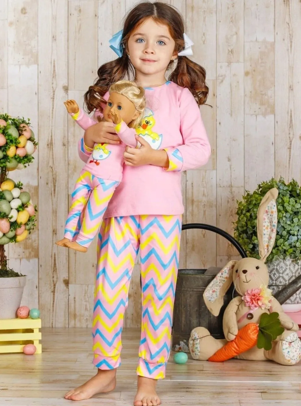 Best Chickadees Loungewear Set with Matching Doll Outfit