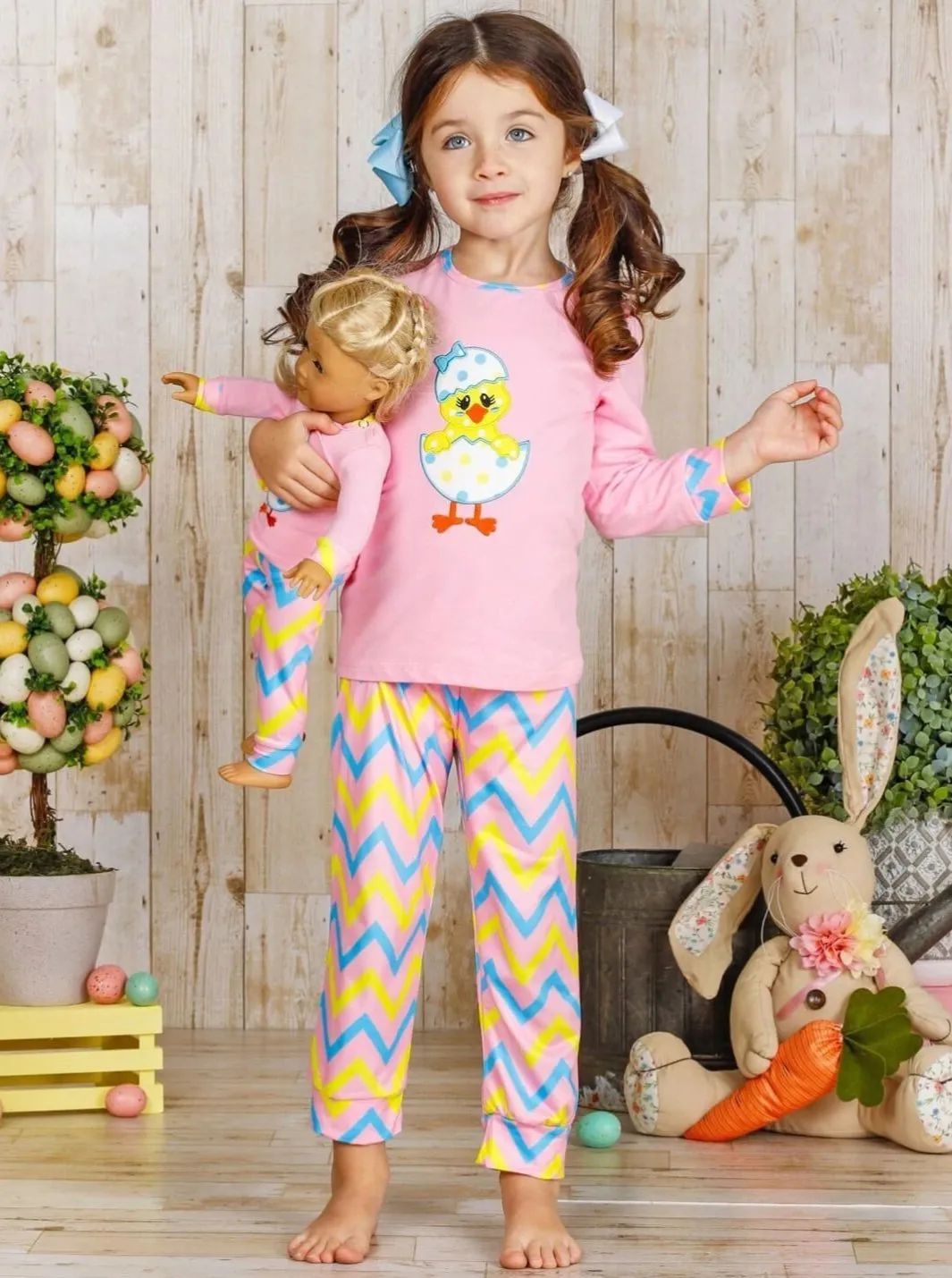 Best Chickadees Loungewear Set with Matching Doll Outfit