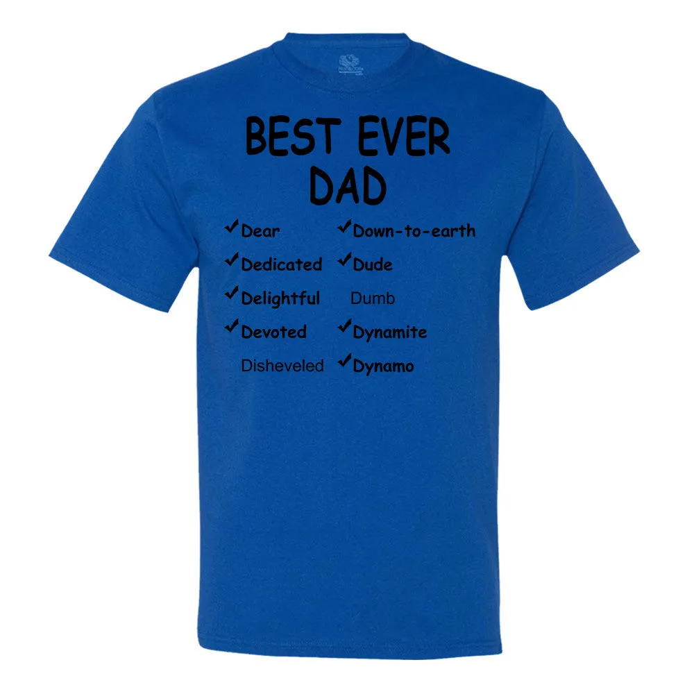 Best Ever Dad T-Shirt