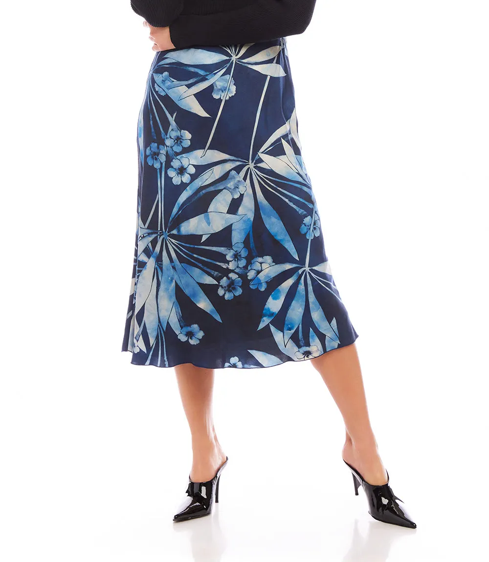 Bias Cut Midi Skirt