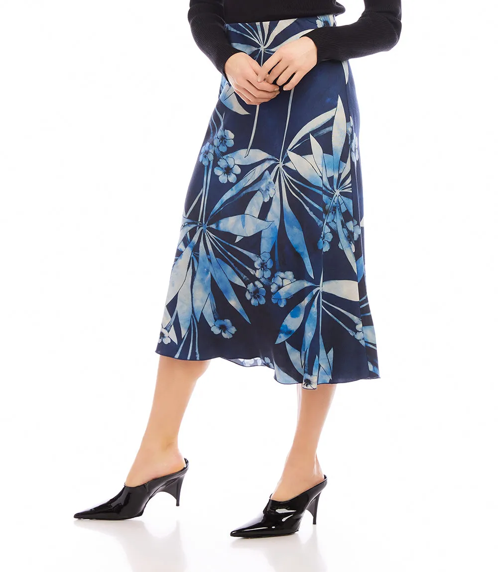 Bias Cut Midi Skirt