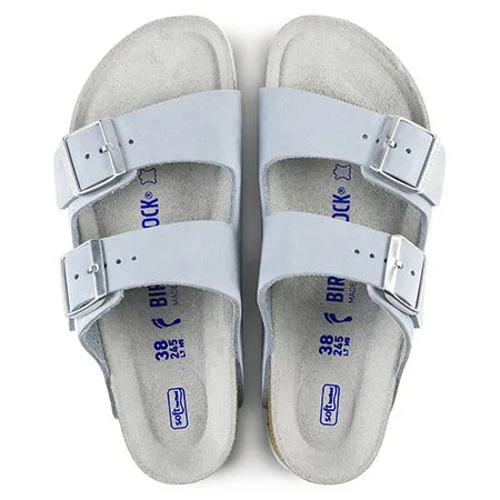 BIRKENSTOCK ARIZONA SF NUBUCK SKY - WOMENS