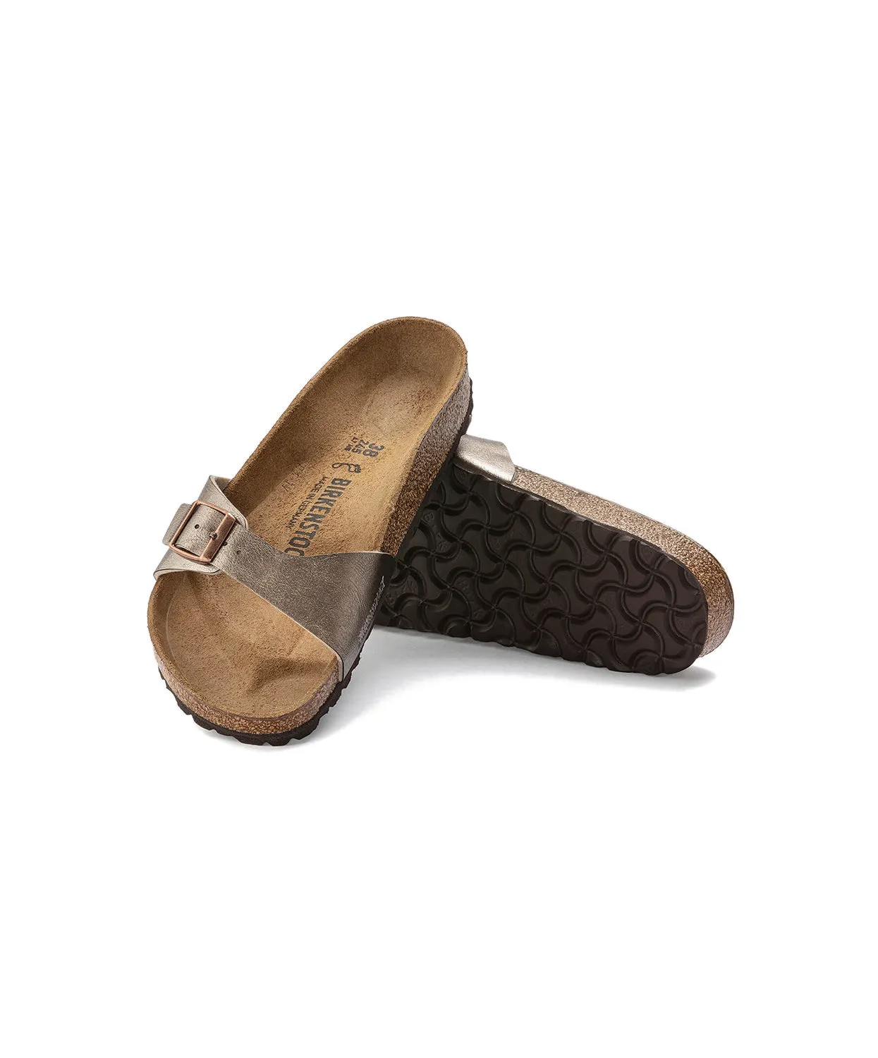 Birkenstock Madrid Birko-Flor Graceful Taupe Sandals