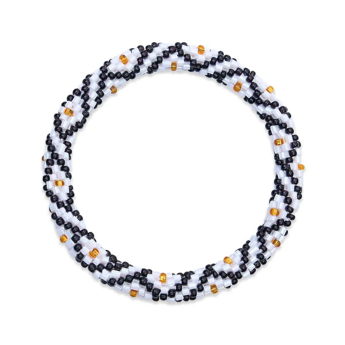 Black Eyed Susan | Himalayan Glass Bead Bracelet