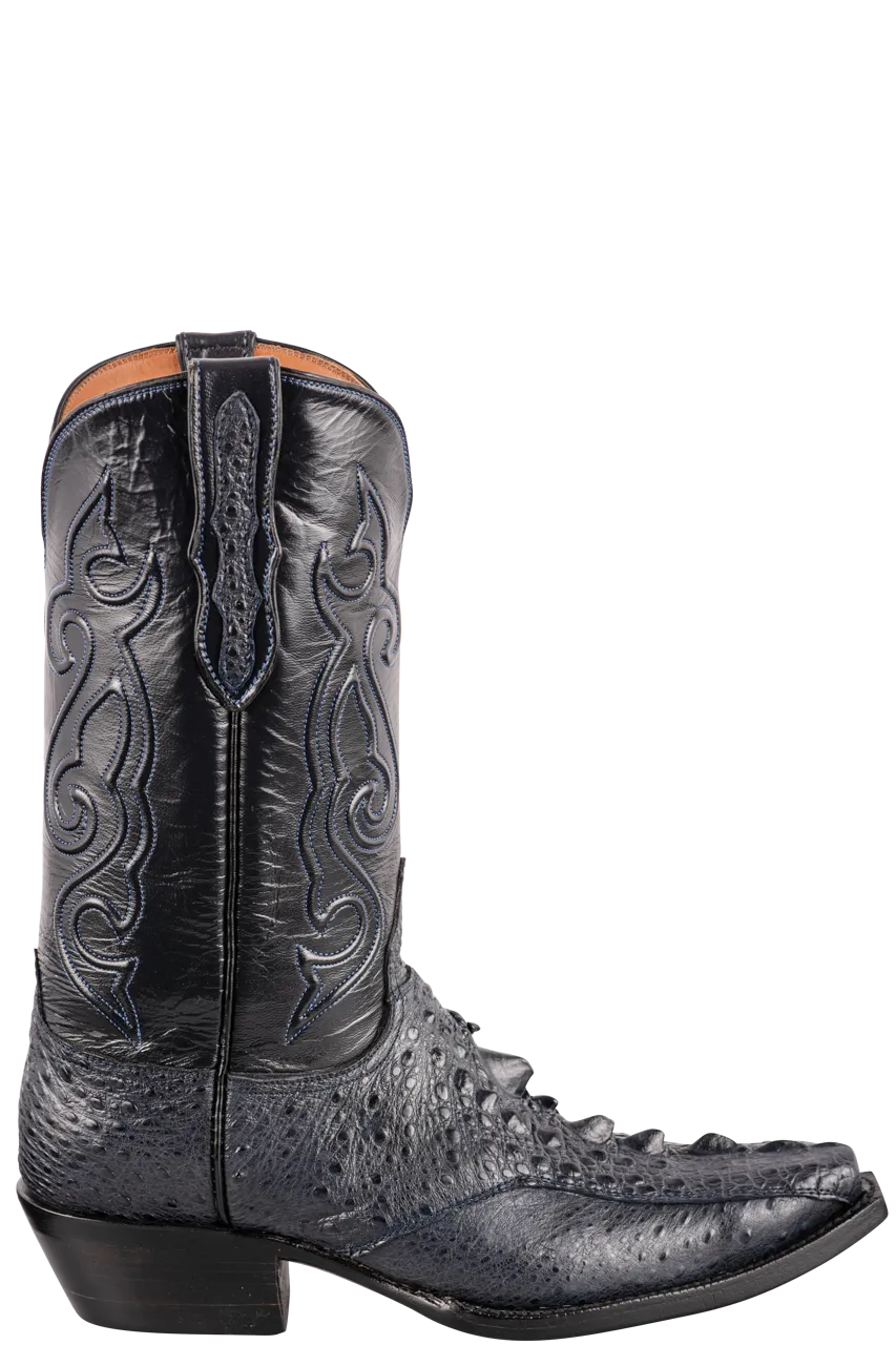 Black Jack Men's Exclusive Snapping Turtle Cowboy Boots - Navy