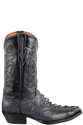 Black Jack Men's Exclusive Snapping Turtle Cowboy Boots - Navy