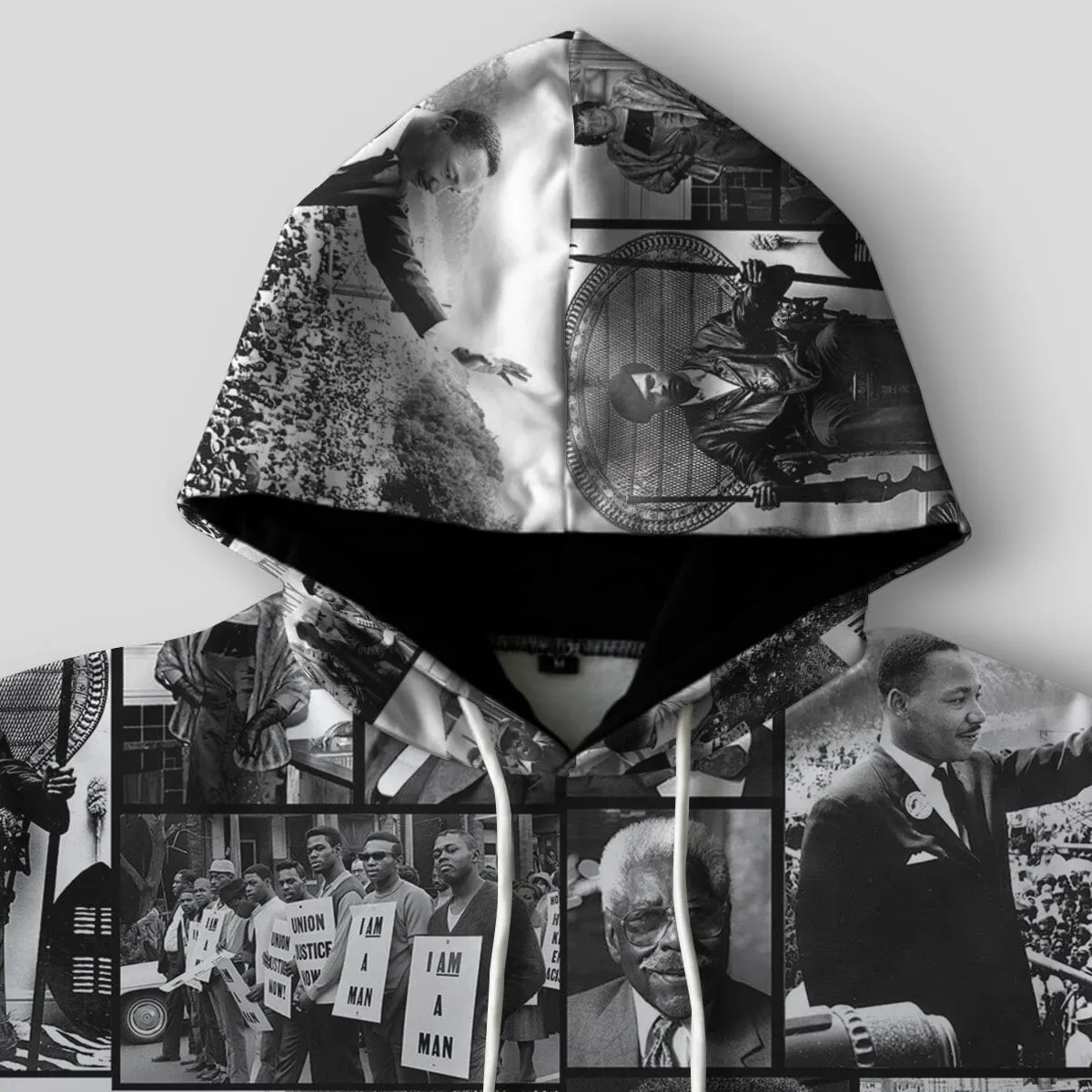 Black Power Images All-over Hoodie