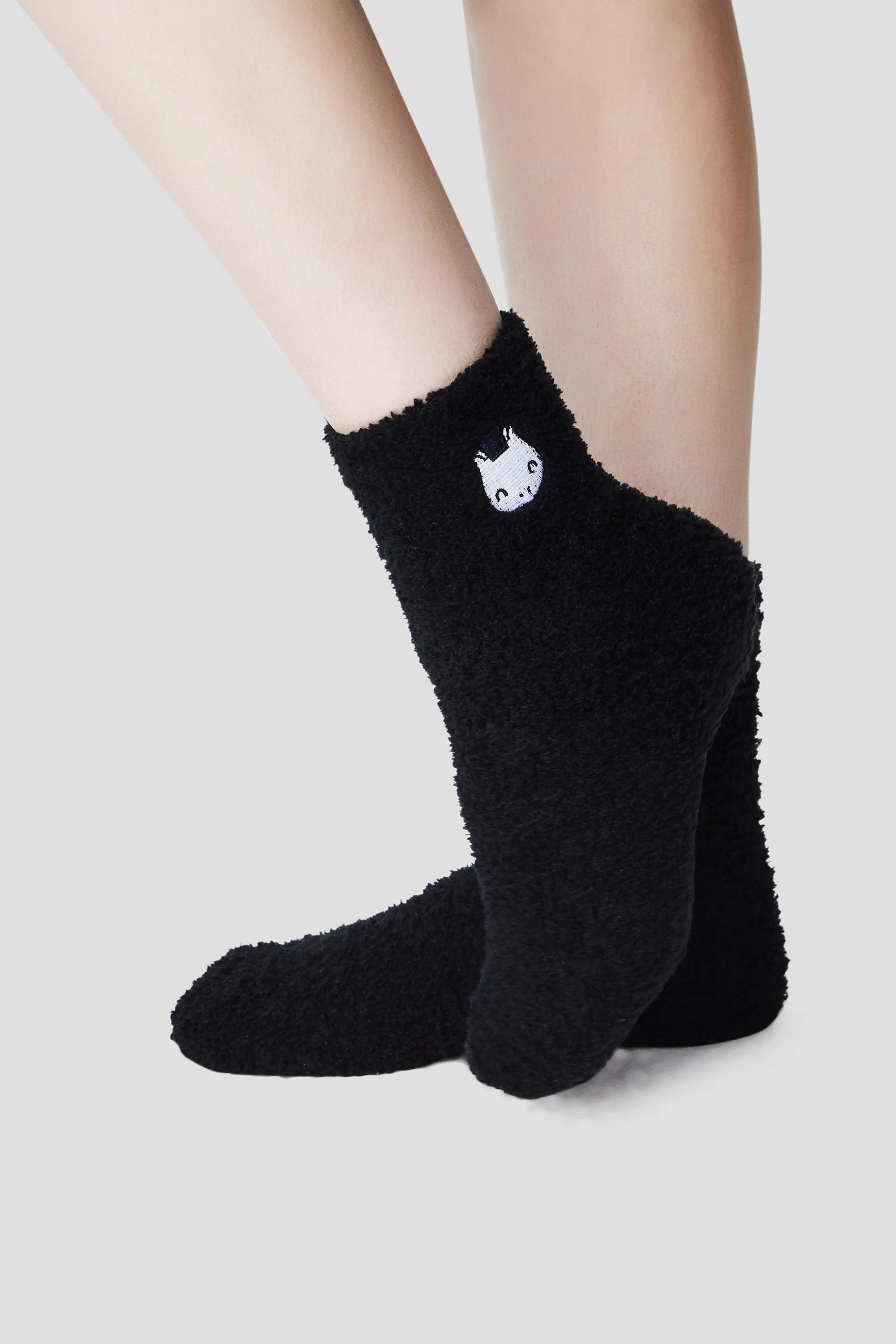 BLUE MICROFIBER SOCKS