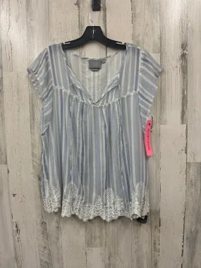 Blue Top Sleeveless Clothes Mentor, Size M