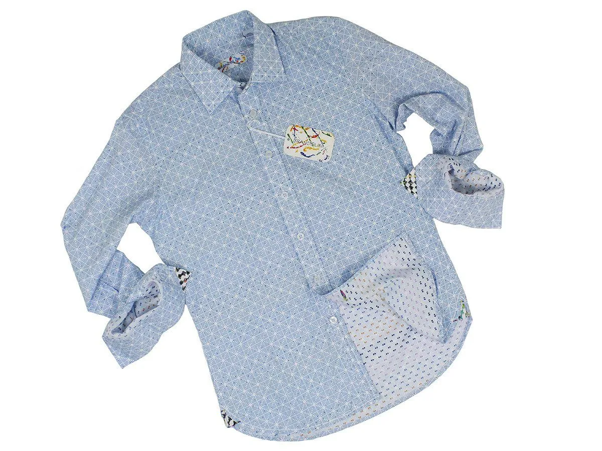 Boy's Sport Shirt 22601 Blue