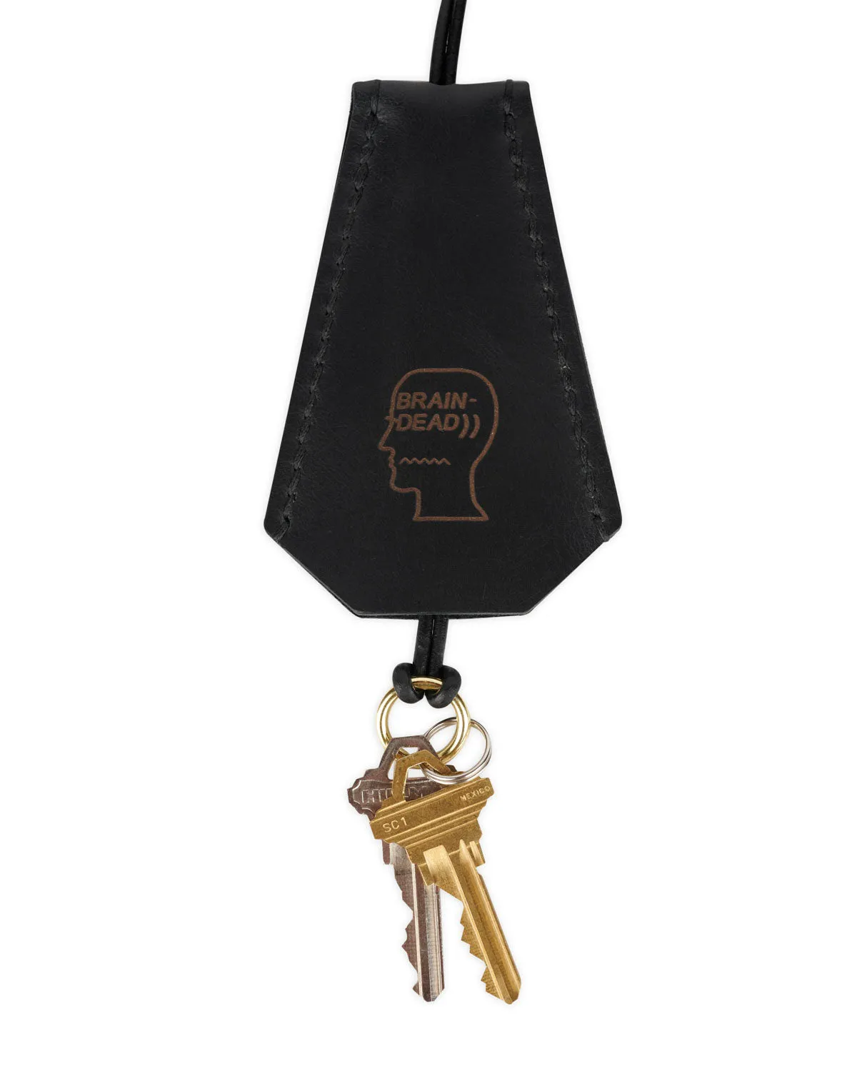 Brain Dead x Alterior Leather Key Holder - Black