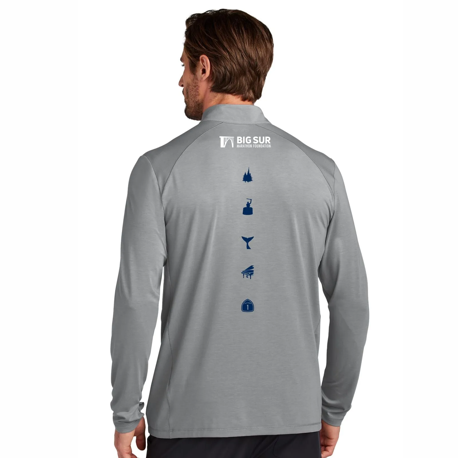 BSIM Men's Stretch OGIO 1/4 Zip -Greystone- LCP