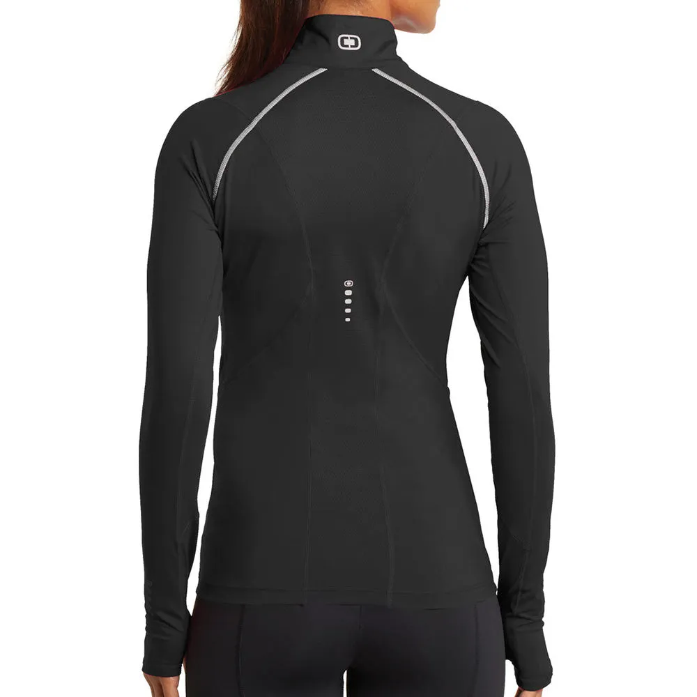 BSIM Women's OGIO 1/4 Zip -Blacktop- LCP