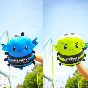 Carowinds Fury 325 Happy/Sad Reversible Plush