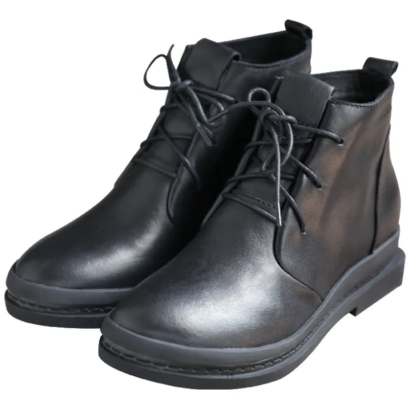 Casual Leather Martin Boots |Gift Shoes