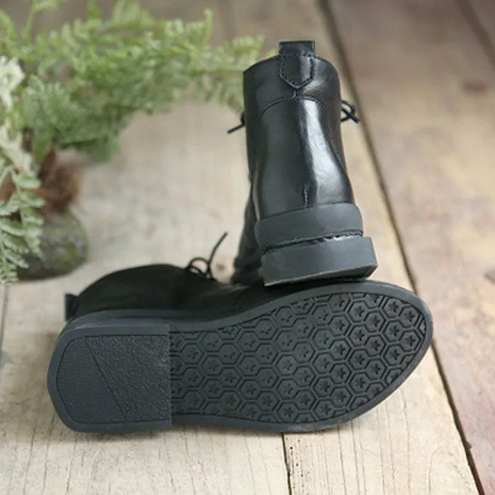 Casual Leather Martin Boots |Gift Shoes