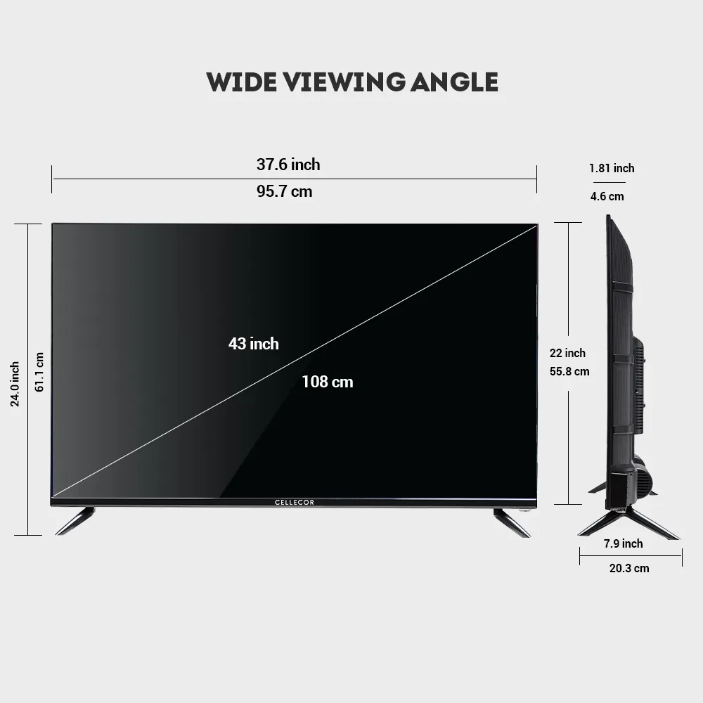 Cellecor Smart TV E-43P (43 inch)